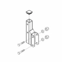 Cheap 💯 Pride Mobility Hitch Lowering Tube Assembly With 4" Drop For Outlander Vehicle Lifts ❤️