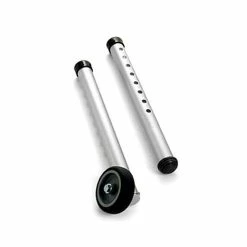 Best Sale 😀 Invacare Tall 3" Single Fixed-Wheel Attachment With Extension And Glide Tip ⭐