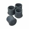 New 🧨 1-1/8" Gray Rubber Tips For Invacare Walkers (Set Of 4) 🔥