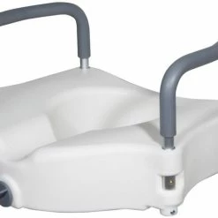 Outlet ✨ Drive Medical Elevated Toilet Seat With Removable Padded Arms 🥰