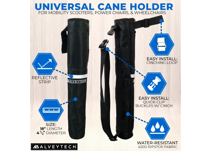 Deals ๐ AlveyTech Universal Cane Holder For Wheelchairs โญ - Image 2